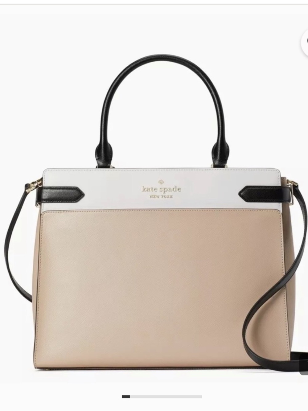EUC Kate Spade Medium Staci Handbag Satchel Colorblock